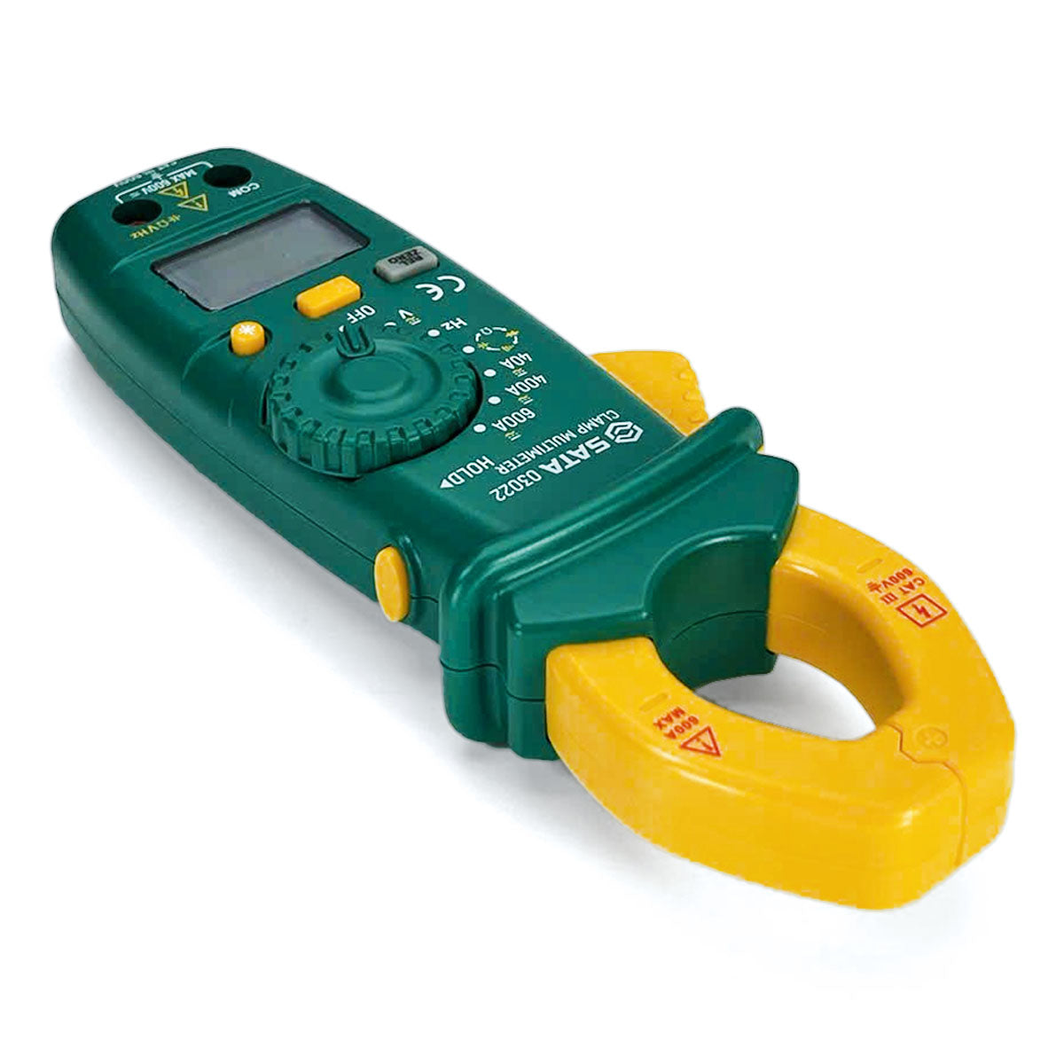 Đồng hồ ampe kìm đo kỹ thuật số đa năng SATA 03022 đo được AC/DC