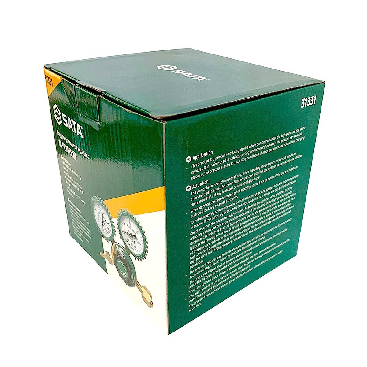 Đồng hồ điều áp khí Oxy ren trong SATA 31331