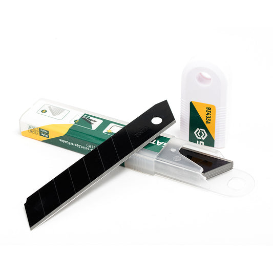 Bộ 10 lưỡi dao 18mm x 100mm thép SK2, SATA 93433A