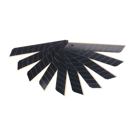 Bộ 10 lưỡi dao rọc giấy SATA 93616 chất liệu thép SK2 phủ Titanium vàng kích thước 18 x 100mm